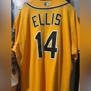 Mark Ellis Oakland Athletics cool base jersey 2XL